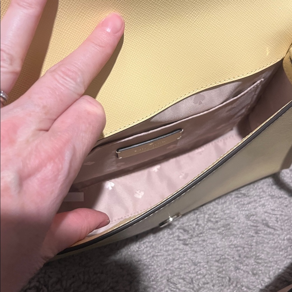 Kate Spade Laurel Way Greer Crossbody Bag in Daybreak/ Pale Yellow - Picture 9 of 12